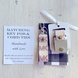 Matching Key Fob & Cord ties
